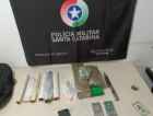 Alegando ser ameaçado por facção criminosa, homem é preso com mais de 4kg de drogas em Araranguá