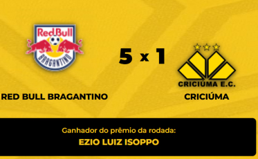 Veja o vencedor do Bolão Bistek para Bragantino x Criciúma