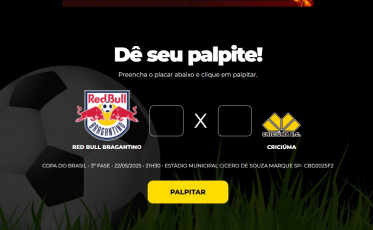 Bolão Bistek: Dê seu palpite para RB Bragantino x Criciúma