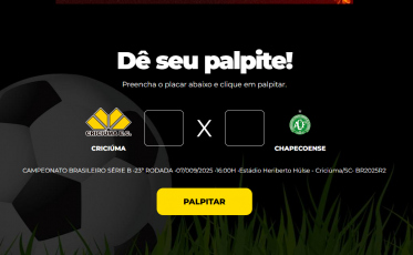 Bolão Bistek: Dê seu palpite para Criciúma x Chapecoense 