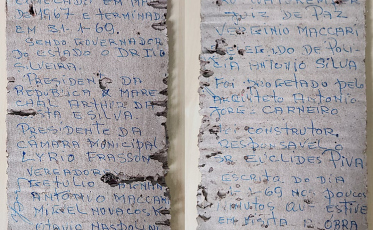 Carta de 1969 é encontrada durante reforma em Morro da Fumaça 