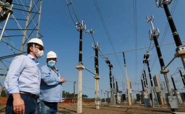 Em Siderópolis, governador conhece maior subestação em obras no Brasil