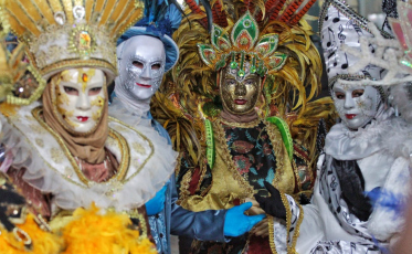 Chegou o dia do Carnevale Di Venezia na Festa da Gastronomia