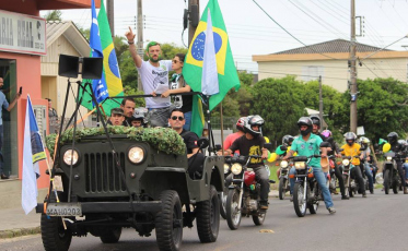 Carreata pró-Bolsonaro movimenta Içara