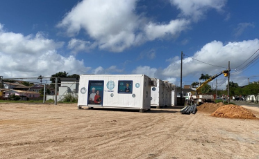 Carretas com salas de aula da Escola Profissional chegam a Içara