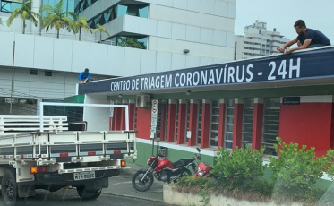 Centro de Triagem do coronavírus é aberto em Criciúma 