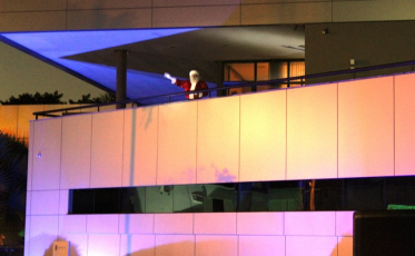 Natal: Fontana recebe o Papai Noel