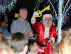 Fontana promove a chegada do Papai Noel