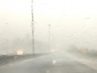 BR 101 Sul: Chuva com granizo e vento forte colocam motoristas em risco (VÍDEOS)