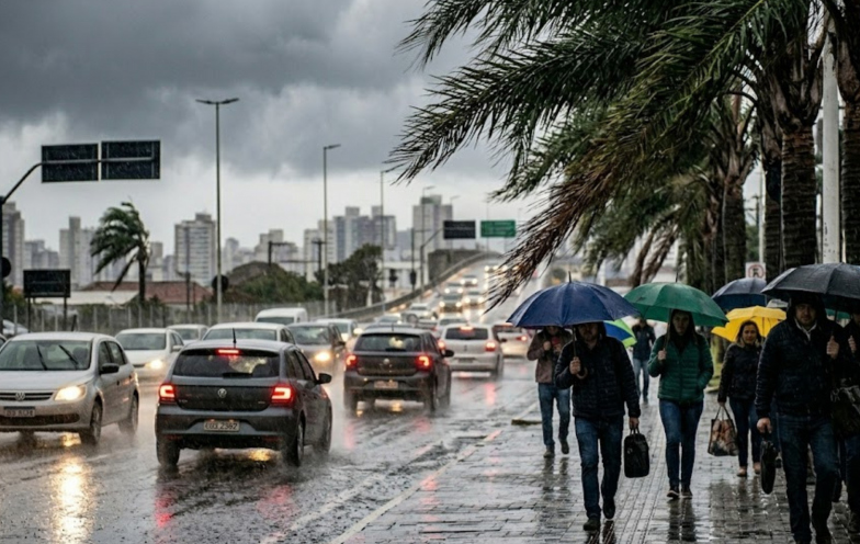 Ciclone extratropical provoca temporais, ressaca e queda brusca de temperatura em SC