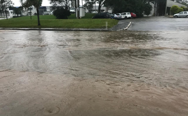 Foi muita água para pouco tempo na região