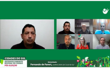 Unesc inicia projeto Cidades do Sul com Fernando de Faveri