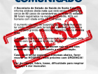 Em nota fake, 53 casos de coronavírus são referidos