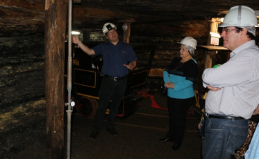 Cônsul honorário da França visita a Mina de Visitação