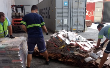 Receita apreende mais de uma tonelada de cocaína