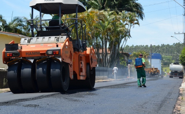 Rua Professor Paulo Galli é asfaltada