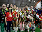 Colégio Unesc é vice-campeão no voleibol feminino do Jesc