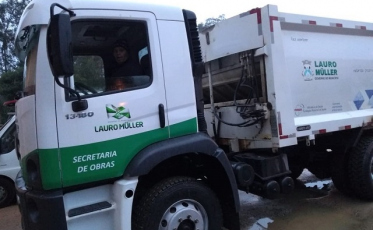Lauro Müller vai triplicar coleta de lixo até o final do mês