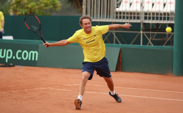 Em Criciúma, Time Brasil já treina para a Copa Davis