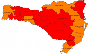 Covid-19: Amurel e Amesc passam a grave. Amrec segue em estado gravíssimo