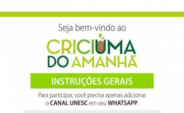 PARTICIPE- Veja como fazer parte do Criciúma do Amanhã ao vivo