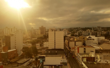 Defesa Civil alerta para chuva e vento na Região Sul