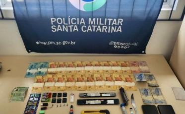 Casal é preso por furto tentado mediante fraude em Porto União