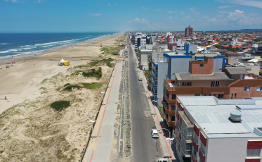Balneário Rincão: Terceira etapa do calçadão segue em ritmo acelerado
