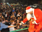 Papai Noel chega e encanta o Balneário Rincão