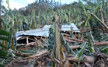 Vento deixa rastro de destruição em Jacinto Machado