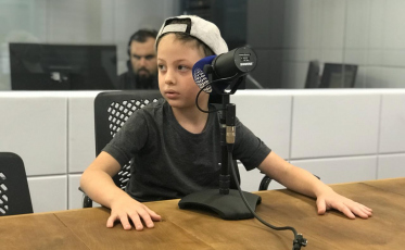 O pequeno Davi, escritor que vem de berço