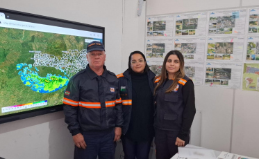 Tecnologia interativa amplia monitoramento da Defesa Civil de Urussanga