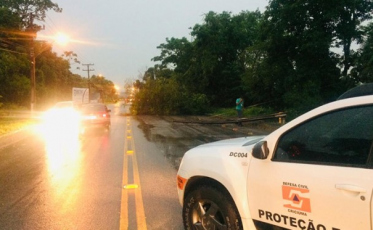 Defesa Civil emite alerta para chuva forte nesta sexta-feira