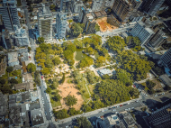 Praça do Congresso, em Criciúma