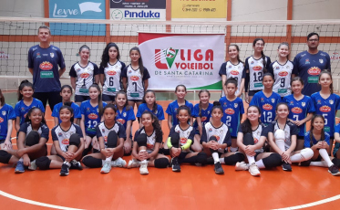 Vôlei de Forquilhinha conquista primeira etapa Liga Sub-14