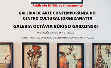 Inscrições abertas para o edital de ocupação de galerias de arte de Criciúma