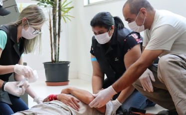 Unesc realiza simulado de emergência no campus