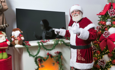 Encontro virtual com o Papai Noel no Criciúma Shopping