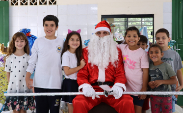 Mais de 600 crianças são alcançadas em ação de Natal do Grupo Unimed Criciúma