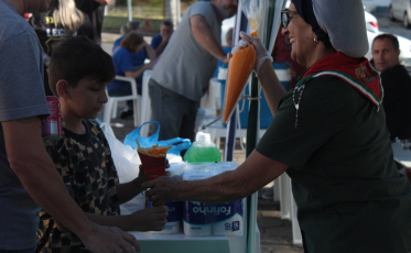 Grupo Escoteiro Cocal participa de evento para arrecadação de doações para Instituições