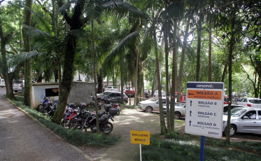 O estacionamento convertido no 