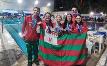 Natação da S.R. Mampituba/FME Criciúma conquista 8 medalhas no Sul-Brasileiro Mirim e Petiz