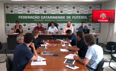 Caravaggio participa de Conselho Técnico da Série B do Catarinense Sub-20