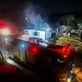 Madeireira é atingida por incêndio em Siderópolis 