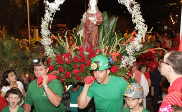 Santa Bárbara prepara a sua festa
