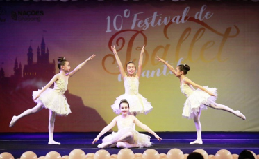 Mais de 600 bailarinas reunidas no Festival de Ballet Infantil