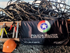 Três homens são presos furtando 400kg de fios de cobre em Araranguá