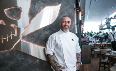 Bistek prepara aula show de Henrique Fogaça em Nova Veneza