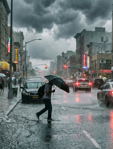Cidades do Sul de SC entram em alerta laranja para temporais