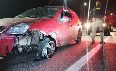 Perseguição e maconha apreendida na BR-101